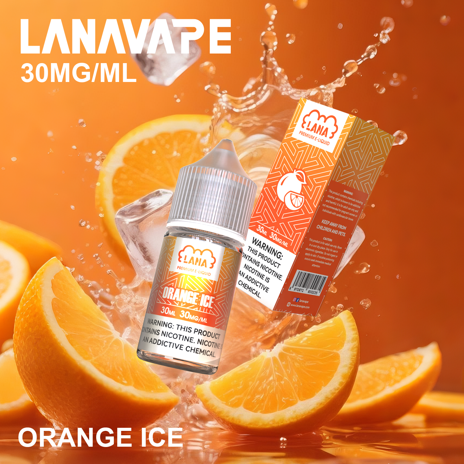 LANA 拉娜 30ml 瓶裝煙油|30MG 冰感強勁・清涼口感升級:圖片 10